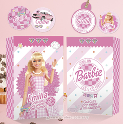 Kit imprimible Barbie Rosa Patines y Rollers - tienda online