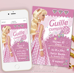 Kit imprimible Barbie Rosa Patines y Rollers - tienda online