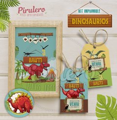 kit imprimible dinosaurios dinosaur