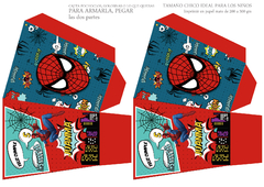 Imagen de Kit Imprimible Hombre Araña, Spiderman, super heroe Avengers