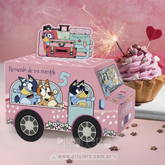 Caja Camioncito Bluey Rosa