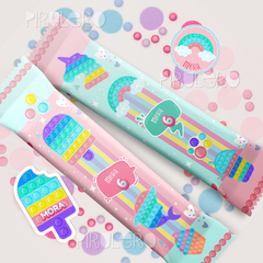 Kit Imprimible Pop it - Fidget toy - Helado y arcoiris - comprar online