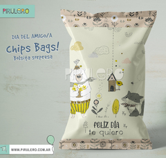 Mini kit Chip Bags + etiquetas Modelo Sweet 01 - Pirulero