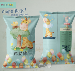 Chip Bags Modelo animales acuarela 3