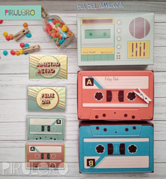 Mini kit Cassetes y grabador + etiquetas
