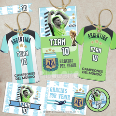Kit imprimible Dibu Martinez_Argentina_campeones del mundo - tienda online