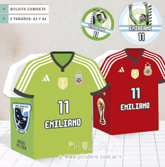 Kit imprimible Dibu Martinez_Argentina_camiseta verde y roja