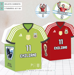 Kit imprimible Dibu Martinez_Argentina_camiseta roja en internet