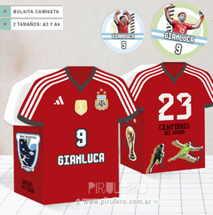 Kit imprimible Dibu Martinez_Argentina_camiseta roja