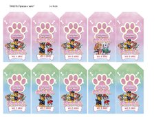 Kit imprimible Patrulla Canina Rosa en internet