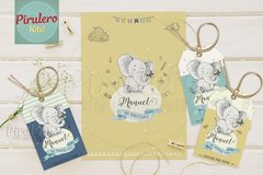 Kit Imprimible Elefante Nórdico - comprar online
