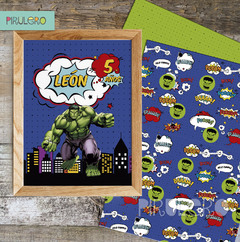 Kit Imprimible Increible Hulk - Super Heroes Avengers - tienda online