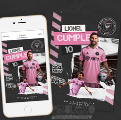 Kit imprimible Messi Inter Miami - tienda online