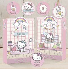 Kit Imprimible Hello Kitty Rainbow - comprar online