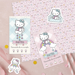 Imagen de Kit Imprimible Hello Kitty Rainbow