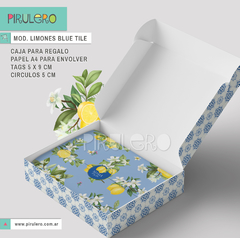 Mini kit Cajita de regalo día de la madre - Limones Blue Tile en internet