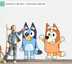 Figuras Para Imprimir Bluey 1,20 Mtrs Mod. 2 - comprar online