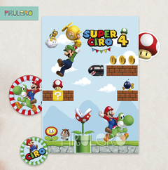 Kit imprimible Super Mario Bros en internet