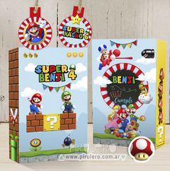 Kit imprimible Super Mario Bros - tienda online