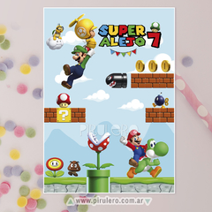 Kit imprimible Super Mario Bros - tienda online