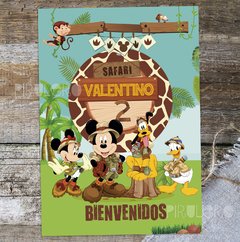 Imagen de Kit imprimible Mickey Safari