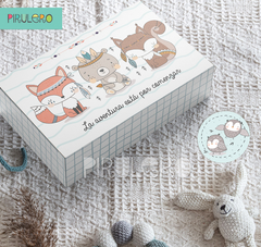 Baby Cards Pack imprimirble animalitos del bosque tribal - comprar online