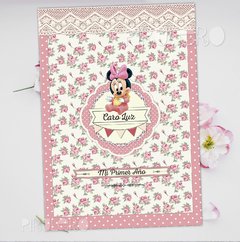 Kit imprimible Minnie Bebé Shabby Chic