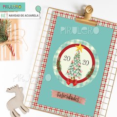 Imagen de Kit Imprimible Navidad de Acuarela
