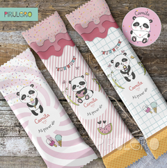 Kit imprimible panda, helado y sandia - comprar online