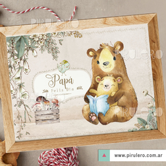 Kit Imprimible Día de padre - Papá oso - tienda online