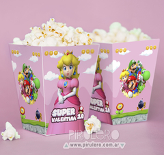 Kit imprimible Princesa Peach Super Mario Bros Rosa - tienda online