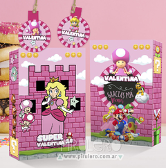 Kit imprimible Princesa Peach Super Mario Bros Rosa