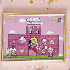 Kit imprimible Princesa Peach Super Mario Bros Rosa - comprar online