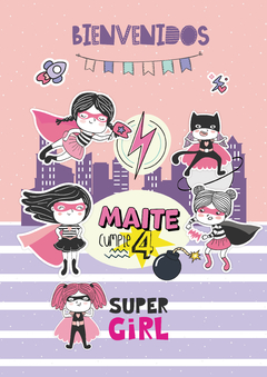 Kit Imprimible Super Heroinas / Super Chicas - Pirulero