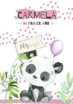 Kit imprimible Panda Rosa - Pirulero