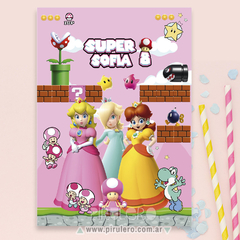 Kit Imprimible Princesa Peach Daisy Rosalia Super Mario Bros