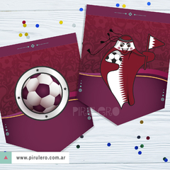 Kit imprimible Futbol mundial Qatar 2022 Argentina en internet