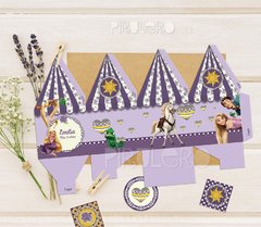 Kit Imprimible Rapunzel Enredados Shabby Chic