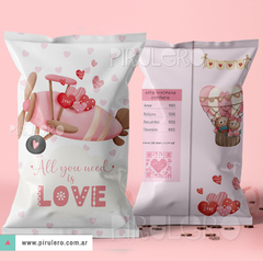 Kit Imprimible All you need is Love - San valentín en internet