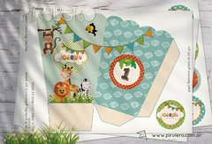 Kit imprimible Animales De La Selva - comprar online