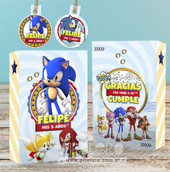 Kit imprimible Sonic en internet