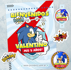 Kit imprimible Sonic - comprar online