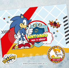 Kit imprimible Sonic en internet
