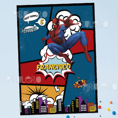 Kit Imprimible Hombre Araña, Spiderman, super heroe Avengers - Pirulero