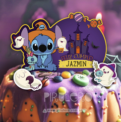 Kit imprimible Stitch Halloween personalizado en internet