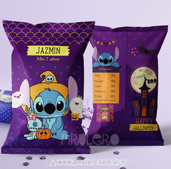 Kit imprimible Stitch Halloween personalizado - Pirulero