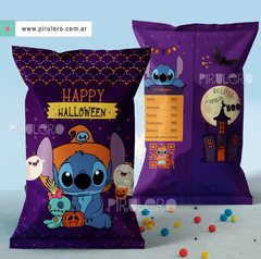 Chip Bag imprimible Stitch Halloween 1