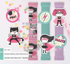Kit Imprimible Super Heroinas / Super Chicas - comprar online
