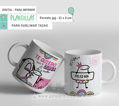 Plantillas Imprimibles Tazas - Día del Amigo - Flork meme - comprar online