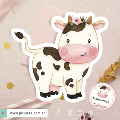 Kit Imprimible Vaca - Vaca Lola Rosa en internet